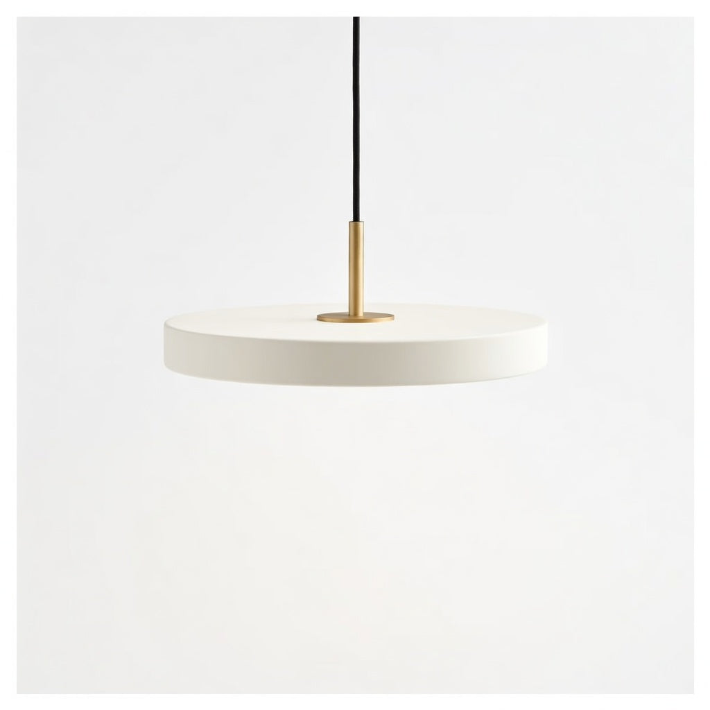 Milmeso | Élégante Lampe Suspendue Minimaliste en Aluminium Noir