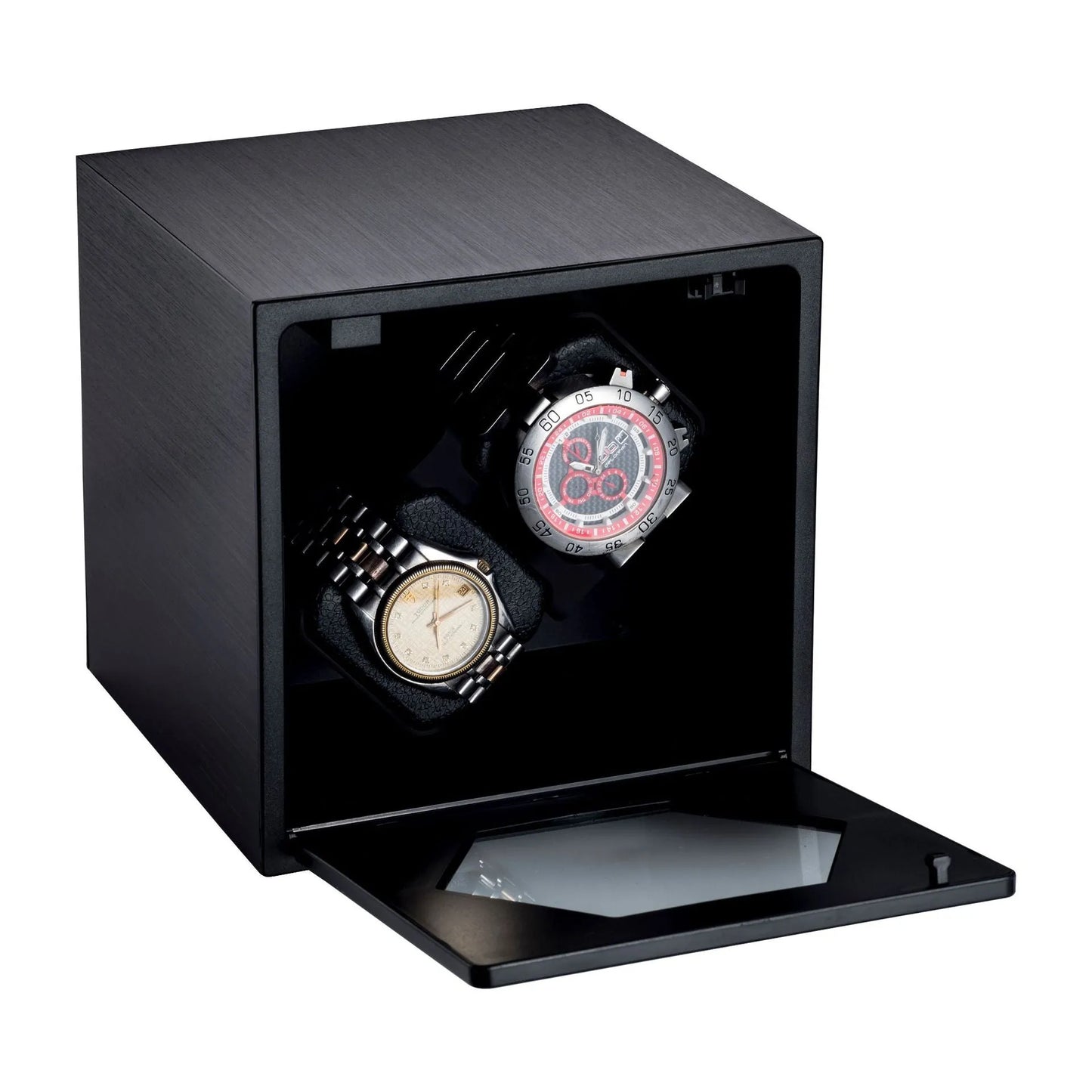 Épure | Remontoir Montre Silencieuse | Aluminium Noir Mat pour précision durable