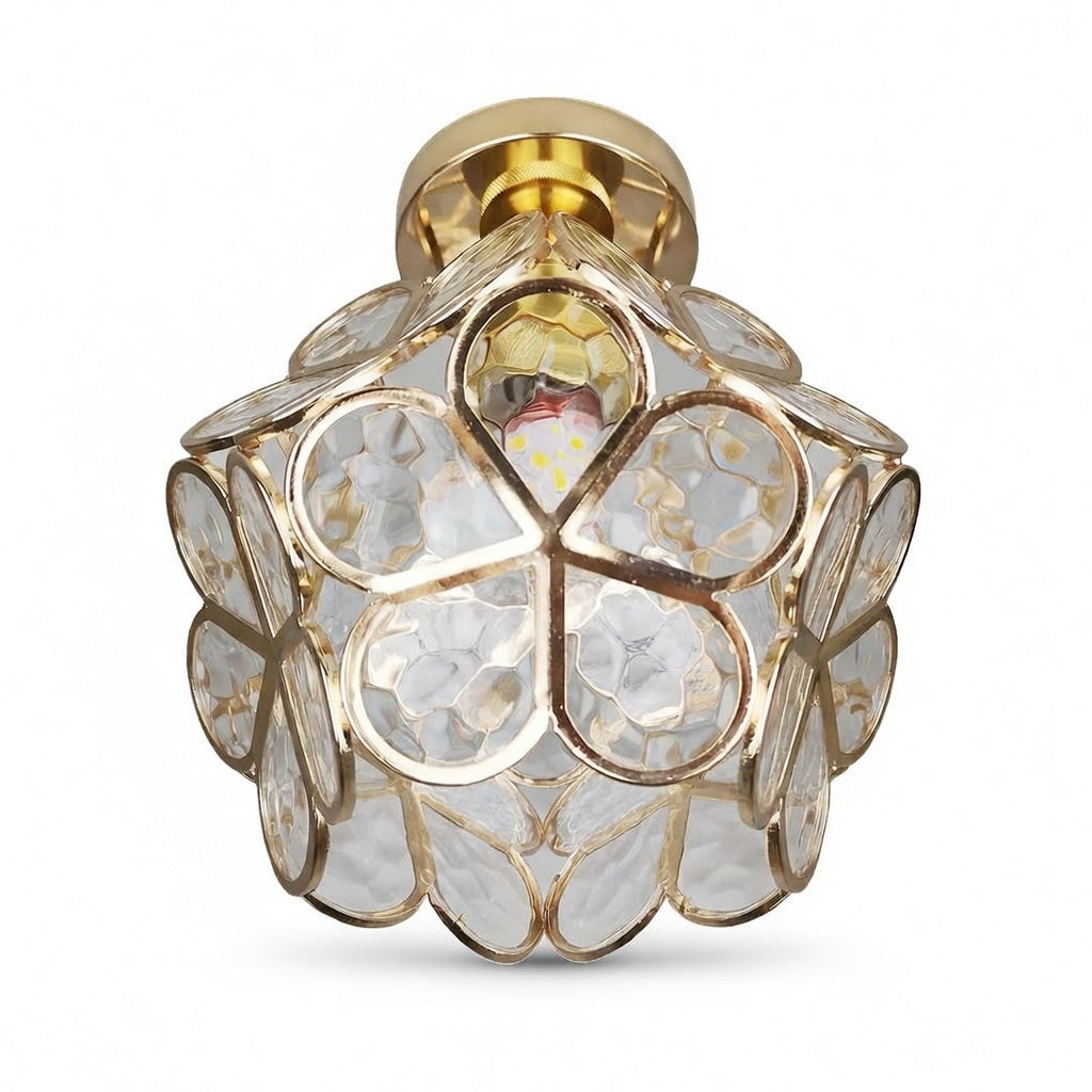 Plafonnier Design Floral en Acrylique avec Effet Lumineux | Luminaire Parfait pour Ambiance Chaleureuse dans la Chambre