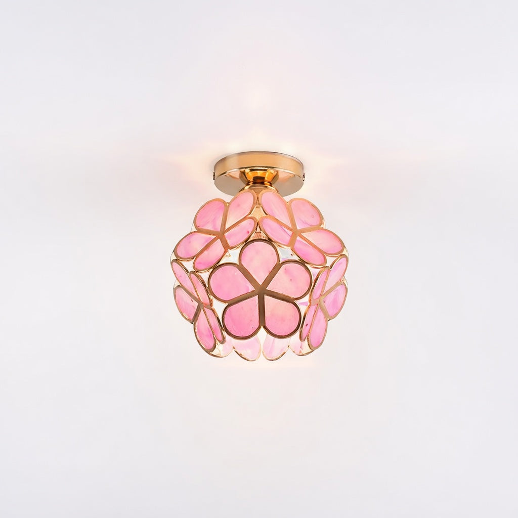 Plafonnier Design Floral en Acrylique avec Effet Lumineux | Luminaire Parfait pour Ambiance Chaleureuse dans la Chambre