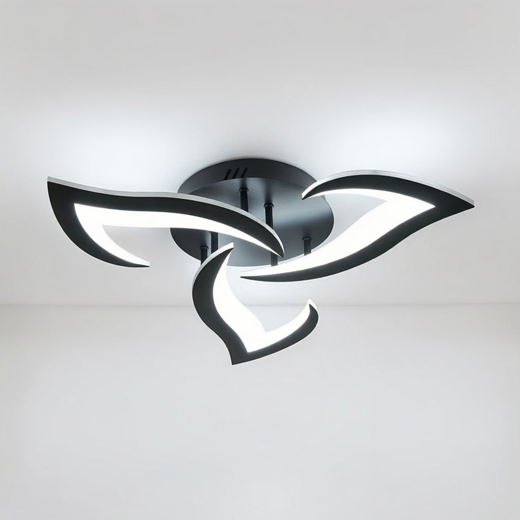 Plafonnier Design LED en Forme de Fleur avec Éclairage Dimmable | Idéal pour Salon et Chambre
