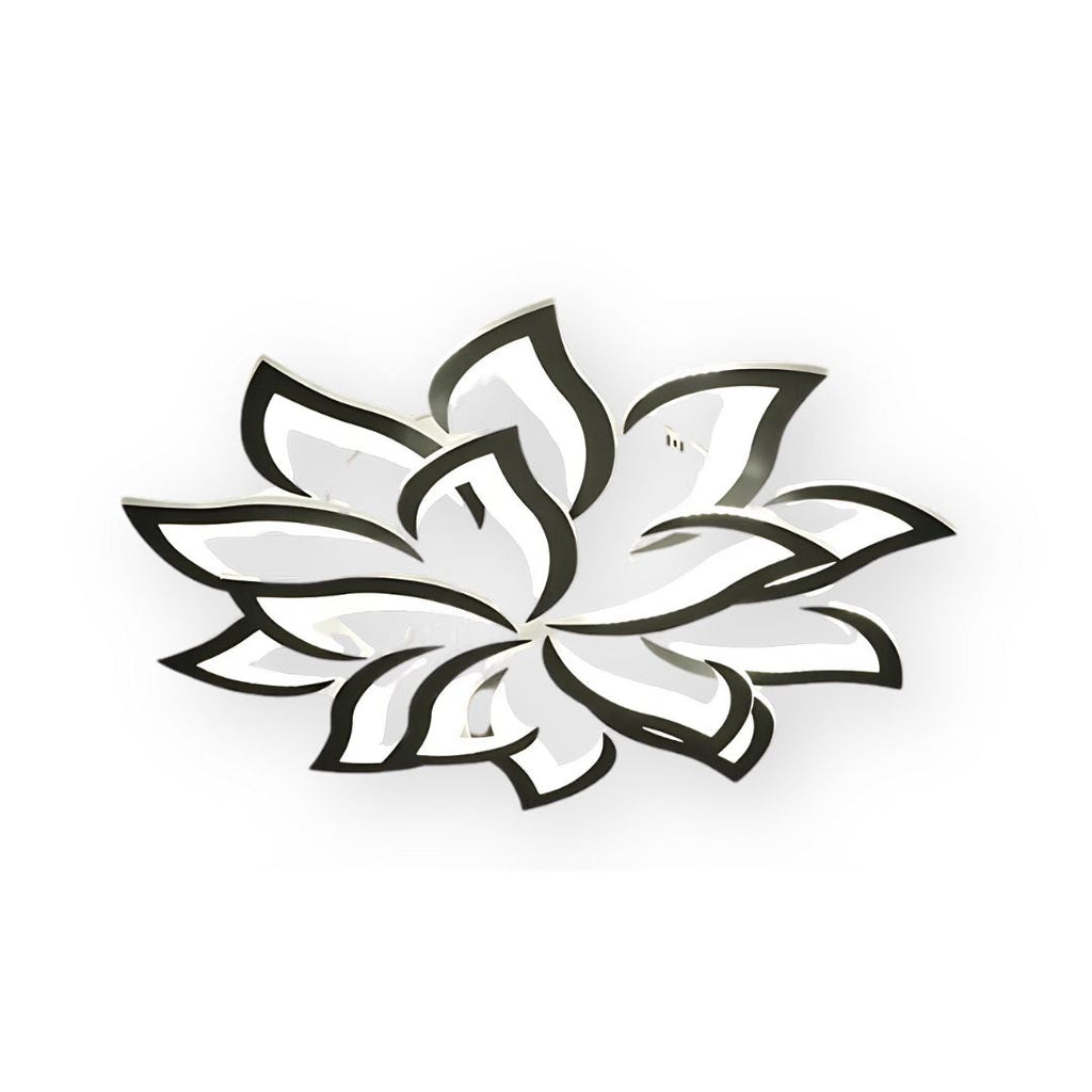 Plafonnier Design LED en Forme de Fleur avec Éclairage Dimmable | Idéal pour Salon et Chambre 1