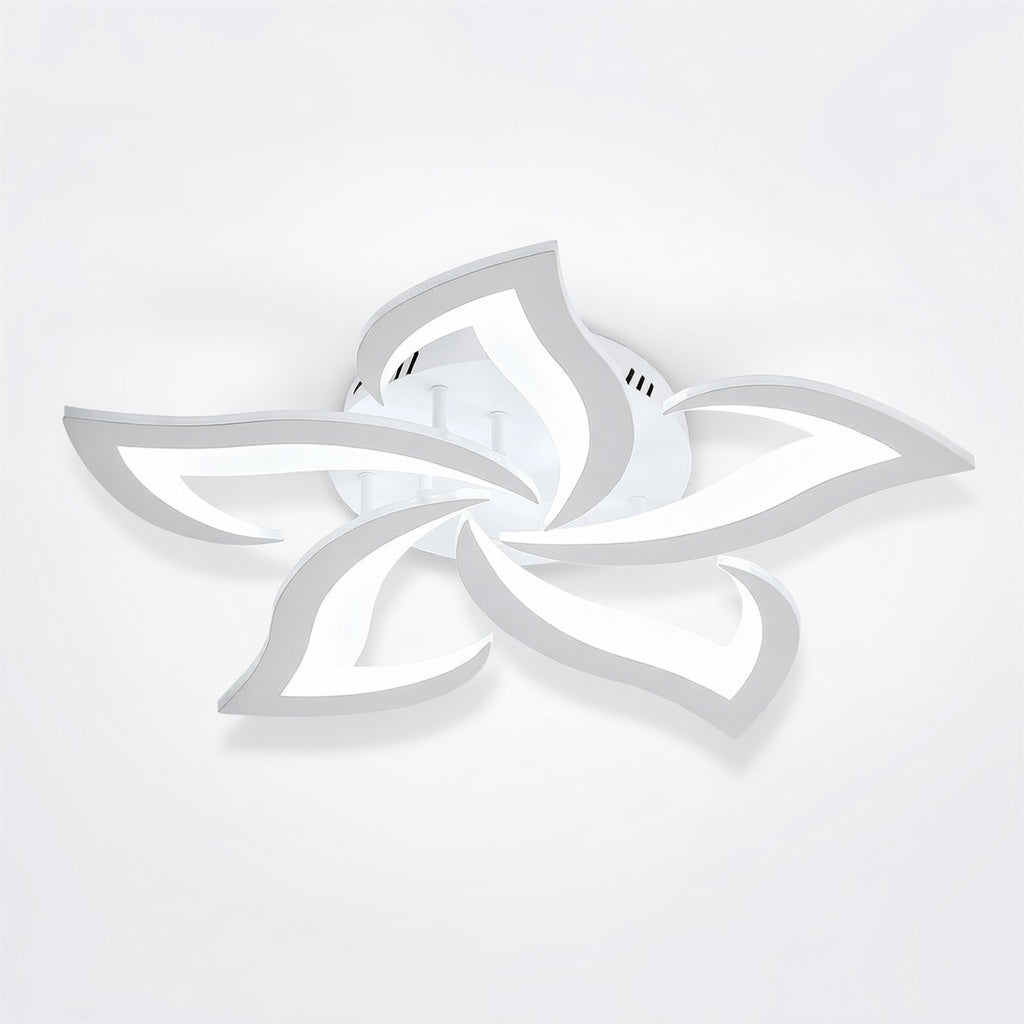Plafonnier Design LED en Forme de Fleur avec Éclairage Dimmable | Idéal pour Salon et Chambre