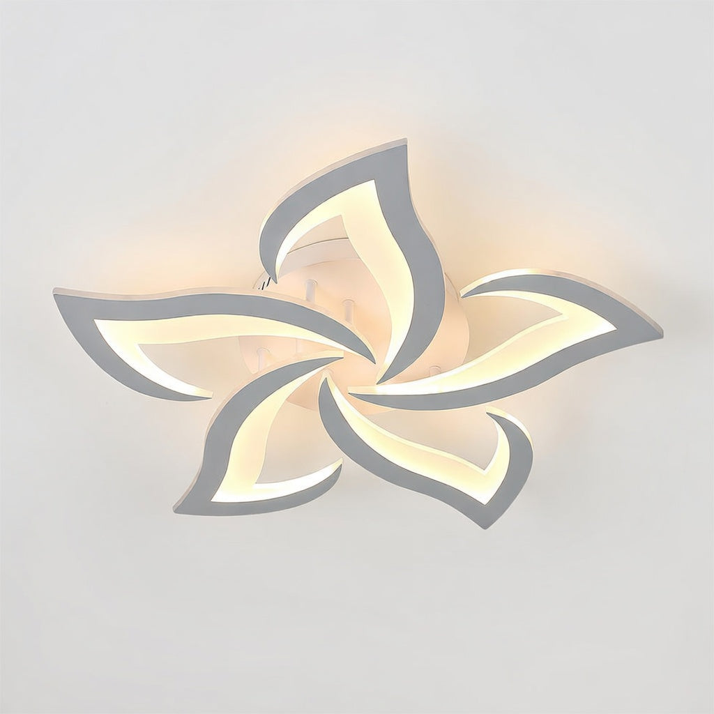 Plafonnier Design LED en Forme de Fleur avec Éclairage Dimmable | Idéal pour Salon et Chambre