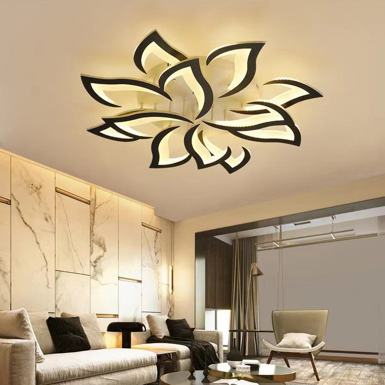 Plafonnier Design LED en Forme de Fleur avec Éclairage Dimmable | Idéal pour Salon et Chambre 14