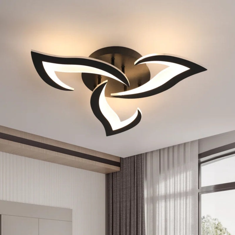 Plafonnier Design LED en Forme de Fleur avec Éclairage Dimmable | Idéal pour Salon et Chambre 2