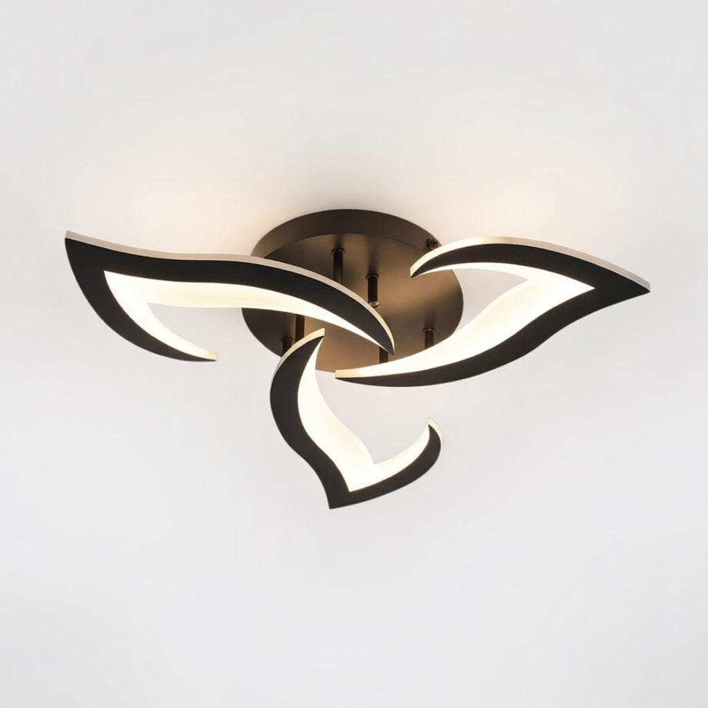 Plafonnier Design LED en Forme de Fleur avec Éclairage Dimmable | Idéal pour Salon et Chambre