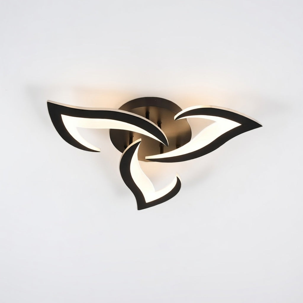 Plafonnier Design LED en Forme de Fleur avec Éclairage Dimmable | Idéal pour Salon et Chambre