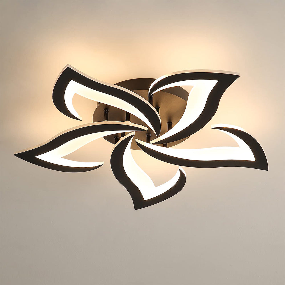 Plafonnier Design LED en Forme de Fleur avec Éclairage Dimmable | Idéal pour Salon et Chambre 7