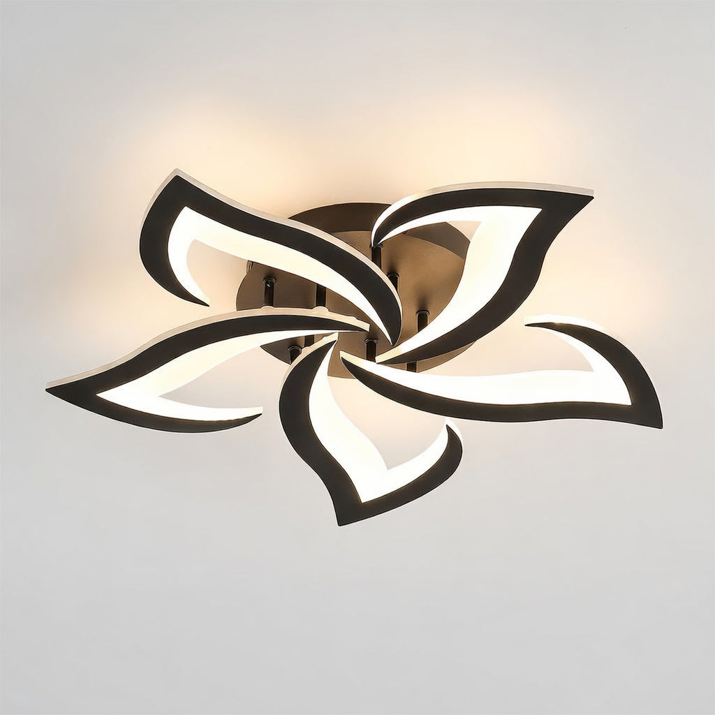 Plafonnier Design LED en Forme de Fleur avec Éclairage Dimmable | Idéal pour Salon et Chambre