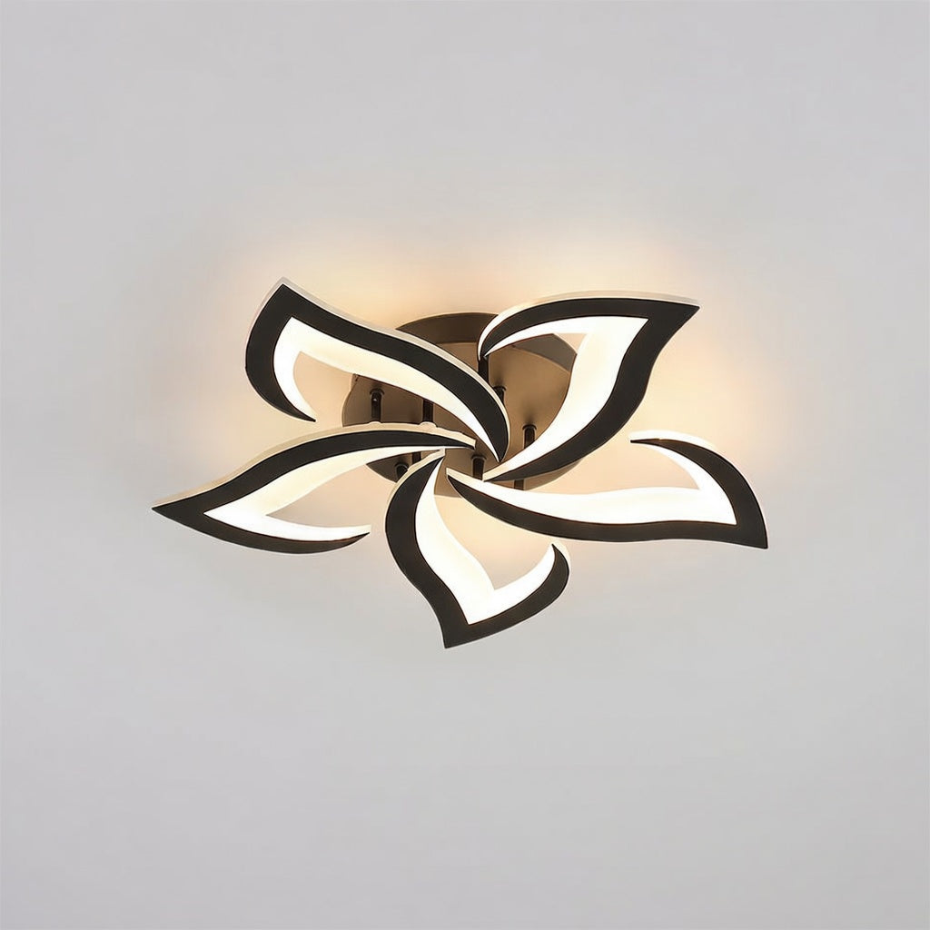Plafonnier Design LED en Forme de Fleur avec Éclairage Dimmable | Idéal pour Salon et Chambre