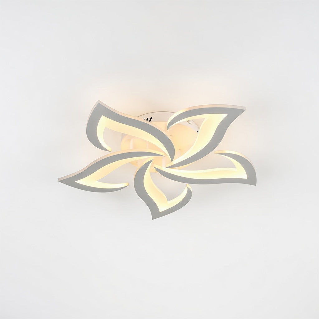 Plafonnier Design LED en Forme de Fleur avec Éclairage Dimmable | Idéal pour Salon et Chambre
