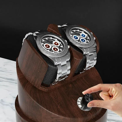 Ébène Horlogerie | Remontoir Montre Cloche Noyer - Silencieux