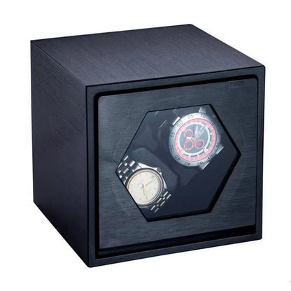 Épure | Remontoir Montre Silencieuse | Aluminium Noir Mat pour précision durable