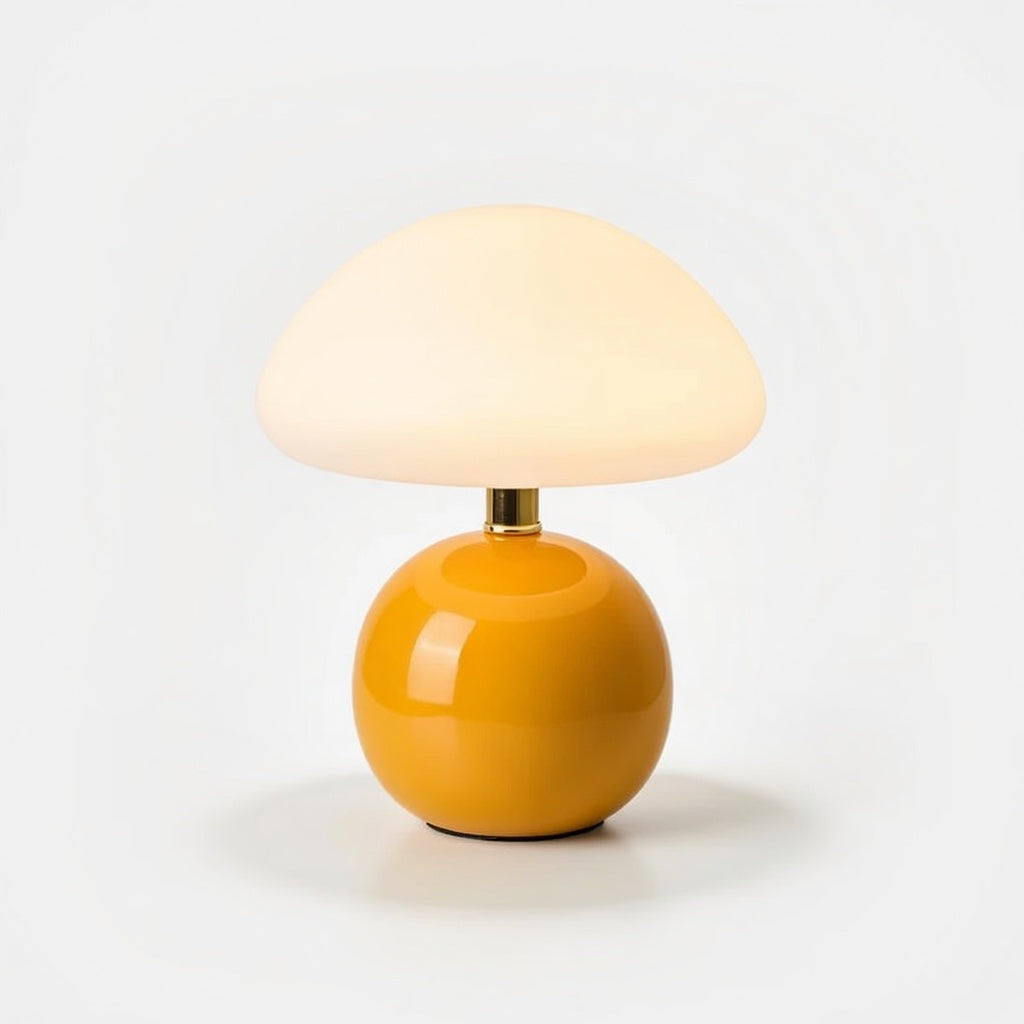 RikoMushroom | Élégante Lampe de Table Compacte en Céramique Design