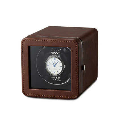 Édition | Remontoir Montre Automatique Cube Marron | Silencieux