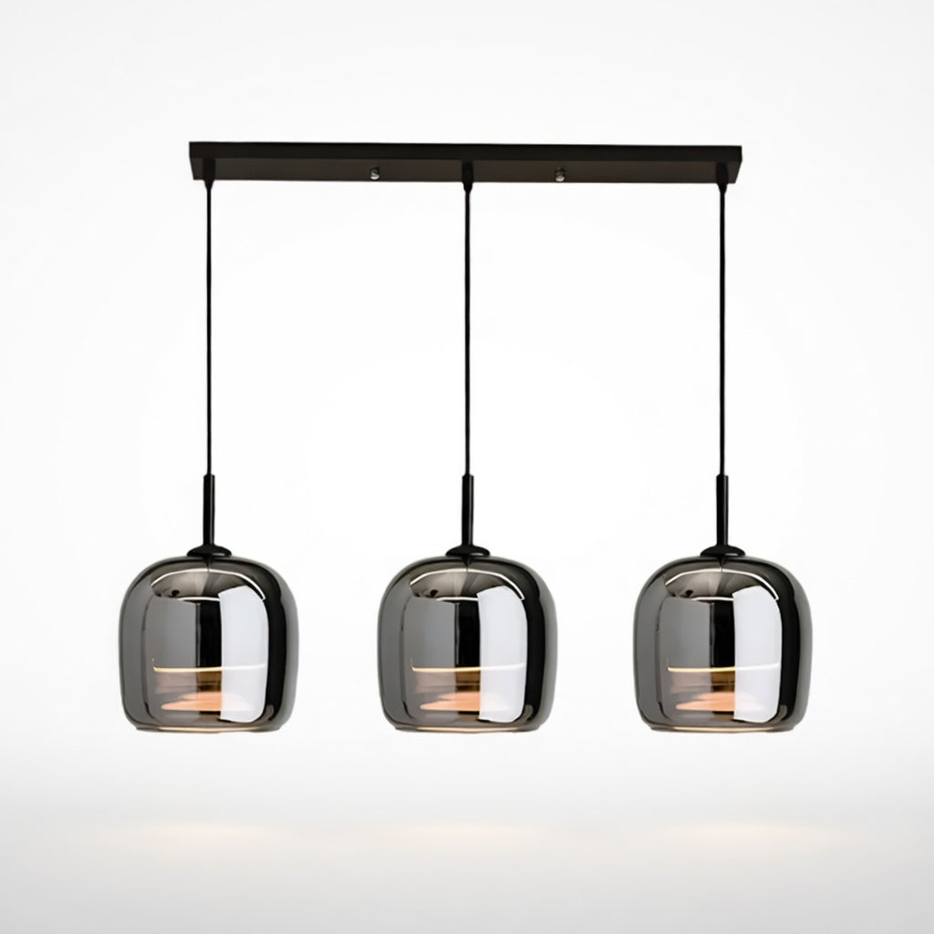 VerreLumineux | Élégante Lampe à Suspension en Verre pour Luminaire Chambre