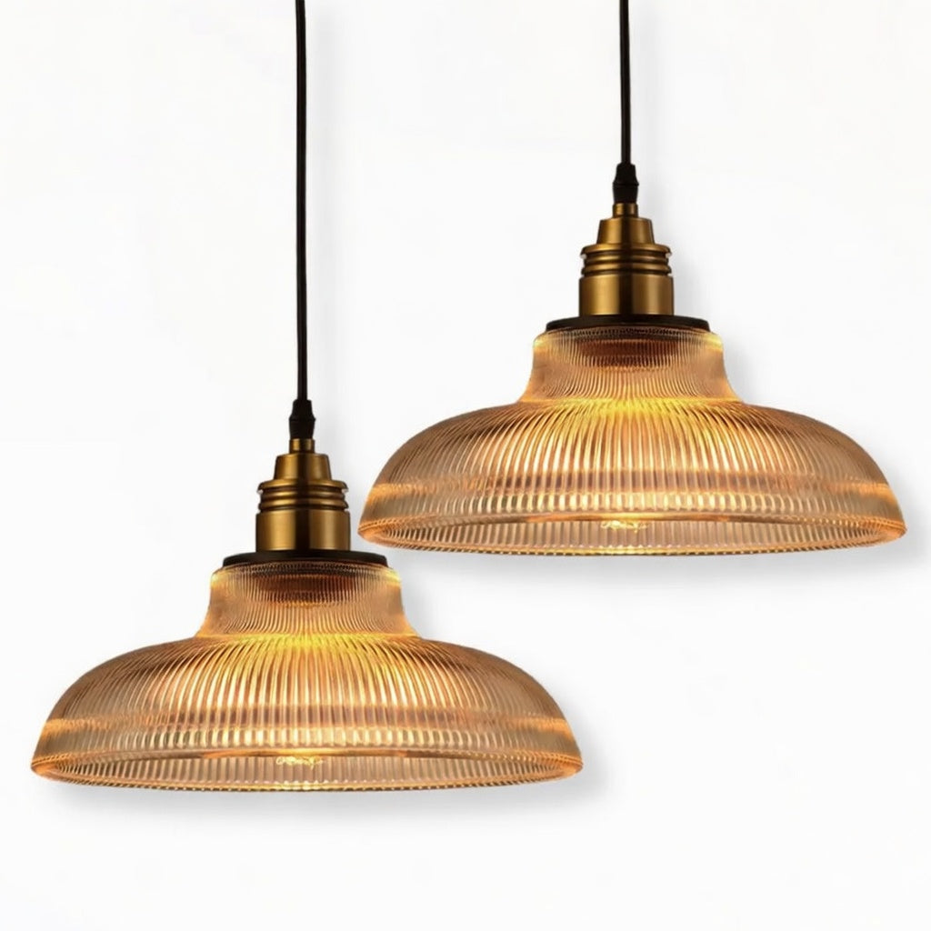 VitréaGlass | Élégante Suspension Verre Moderne Luminaire Intérieur