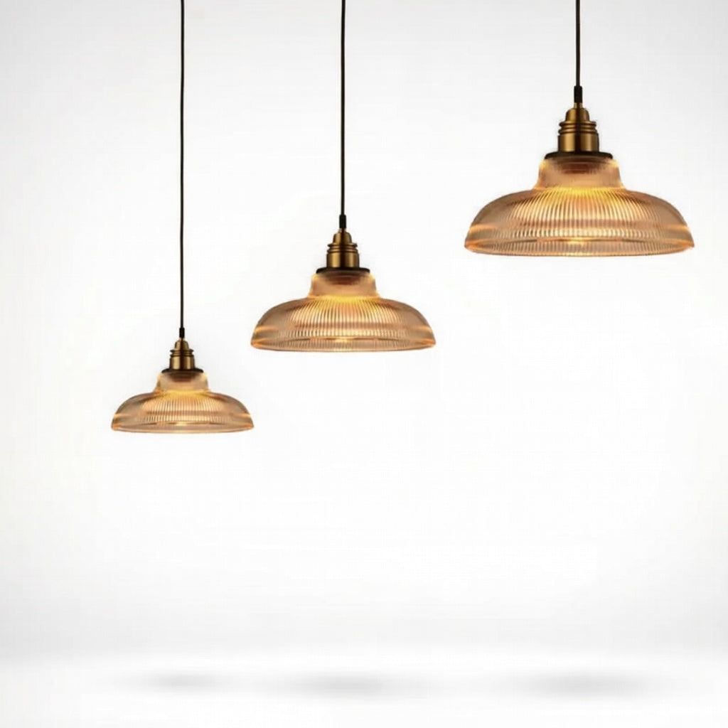 VitréaGlass | Élégante Suspension Verre Moderne Luminaire Intérieur