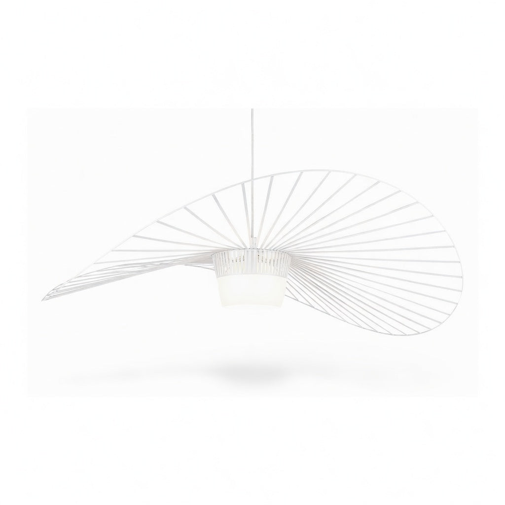 Zenro | Élégante Suspension Vague en Tissu Métallique