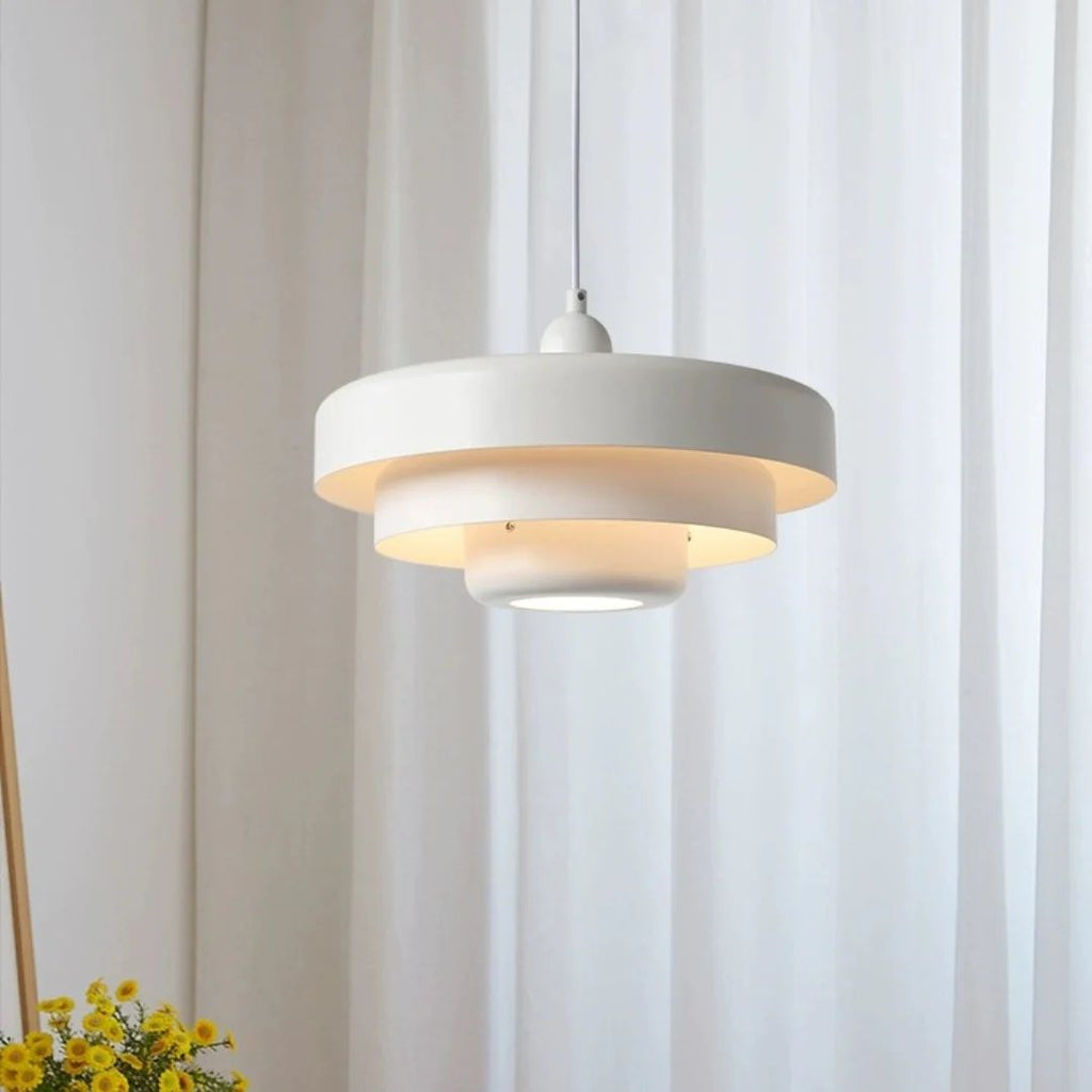 ZlivoLayer | Élégante Lampe Suspendue Multicouche Design Rétro 12