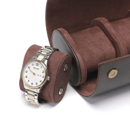 Écrin Atelier | Coffret montres double compartiment simili-cuir | Voyage sûr