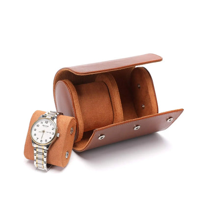 Écrin Atelier | Coffret montres double compartiment simili-cuir | Voyage sûr