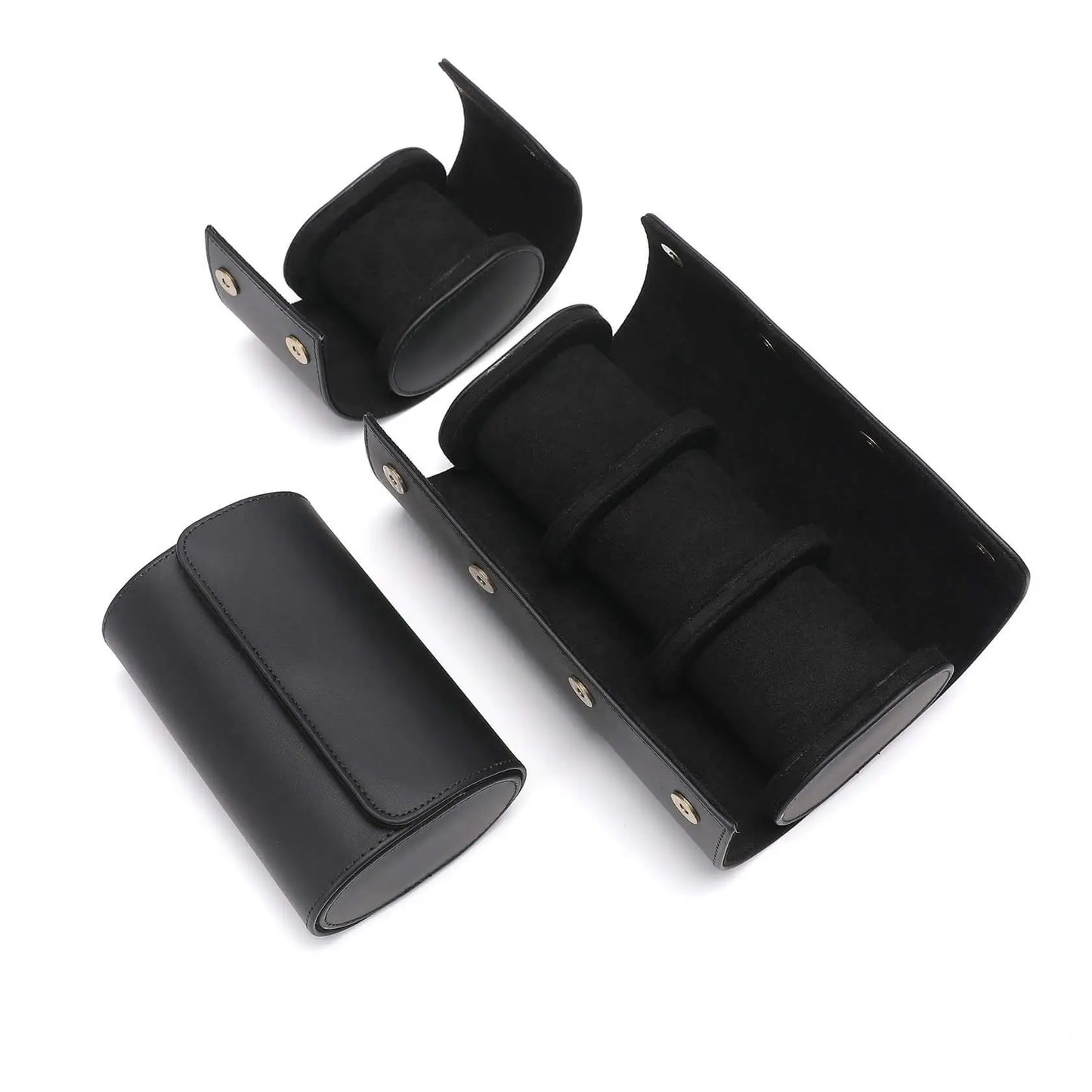 Écrin Atelier | Coffret montres double compartiment simili-cuir | Voyage sûr