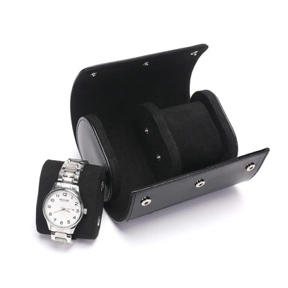 Écrin Atelier | Coffret montres double compartiment simili-cuir | Voyage sûr