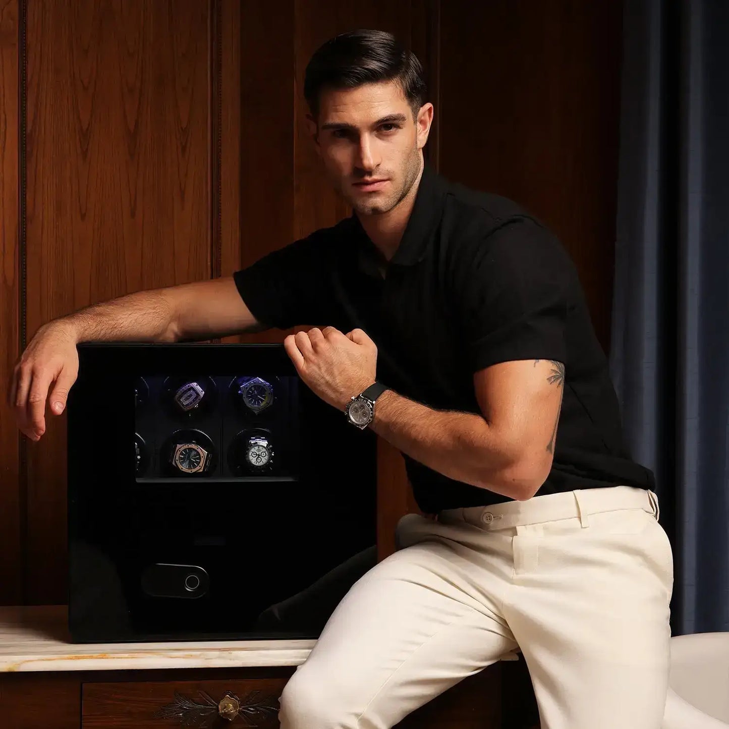 GammeArdent | Coffre-fort remontoirs 9 montres | Sécurité pour montres