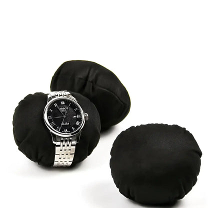 Ligne | Boîte à montres 4 emplacements Couvercle verre | Écrin raffiné pour expo