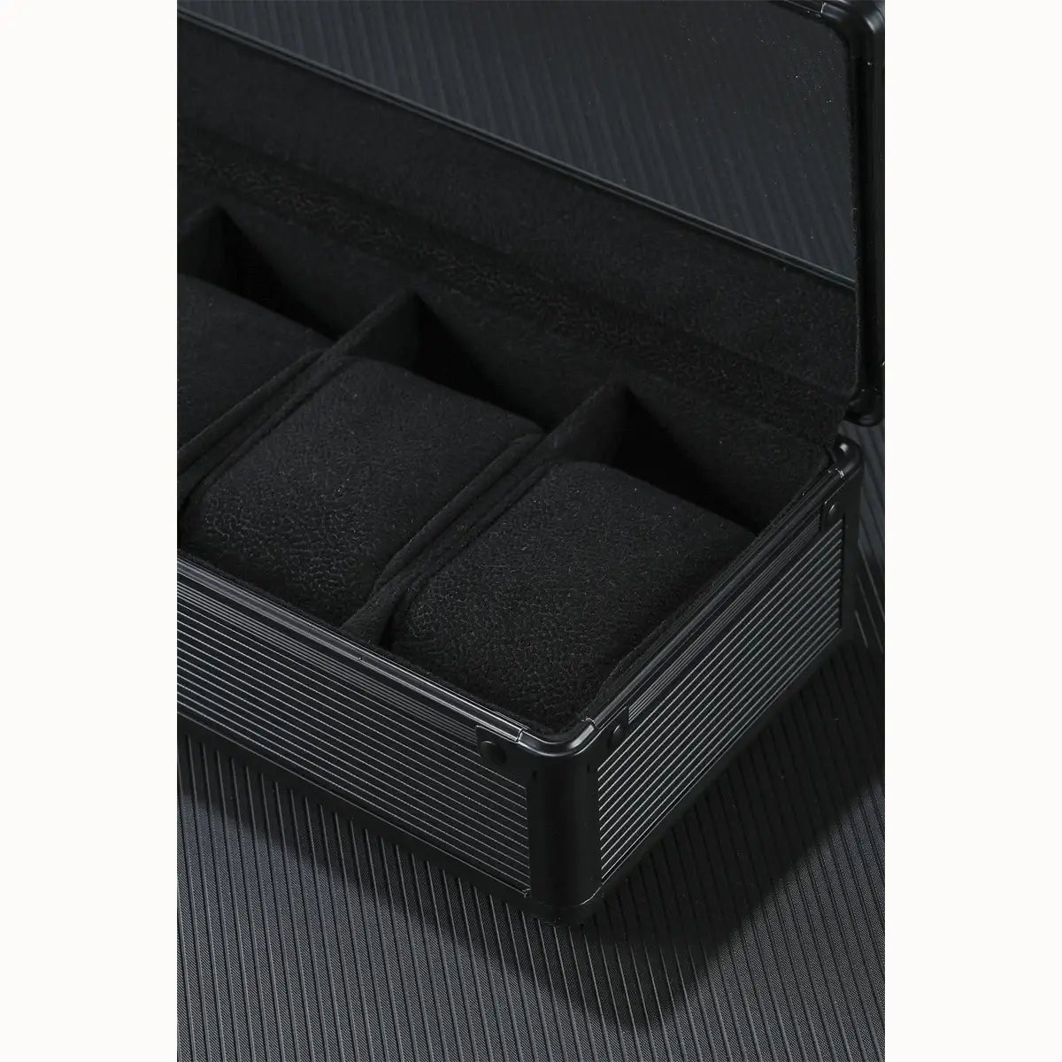 Ligne Élégance | Boîte à montres aluminium intérieur modulable | pour protection