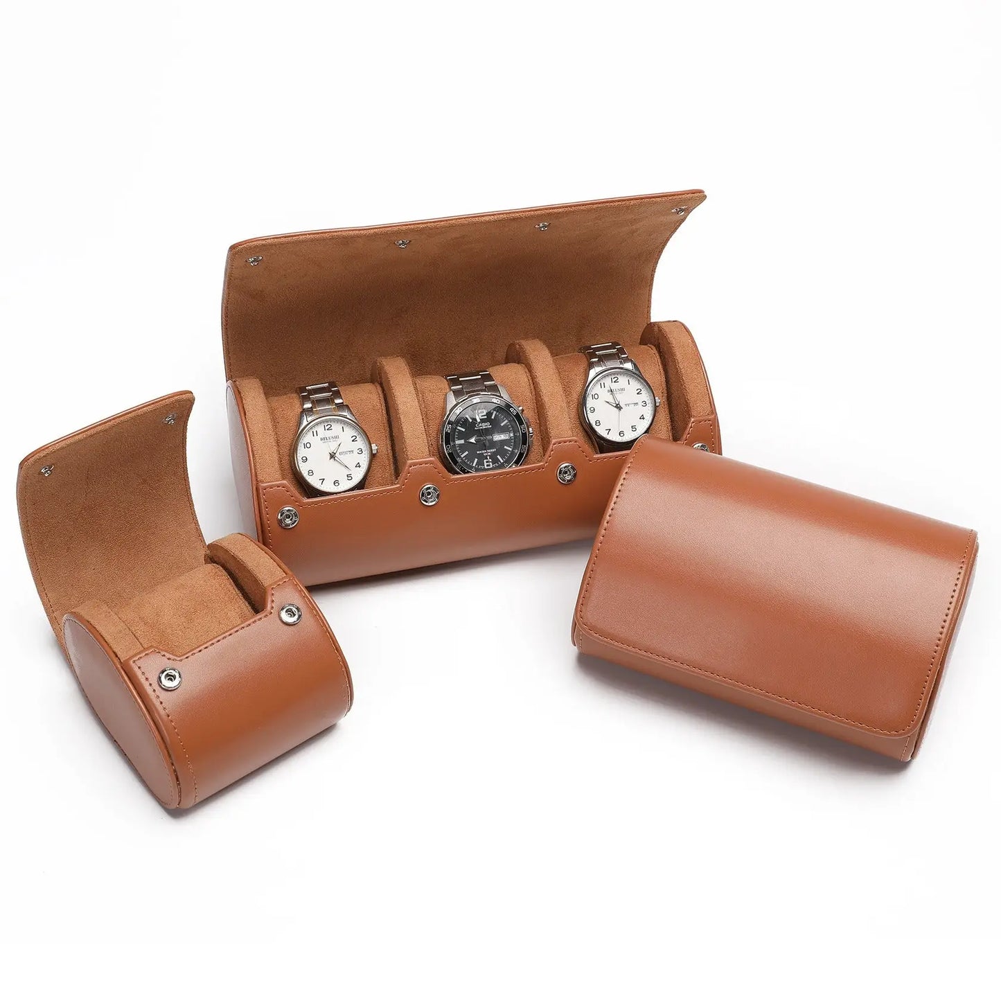 Capri Série | Écrin Montre Similicuir Premium | Fermeture Sécurisée pour Sécurité