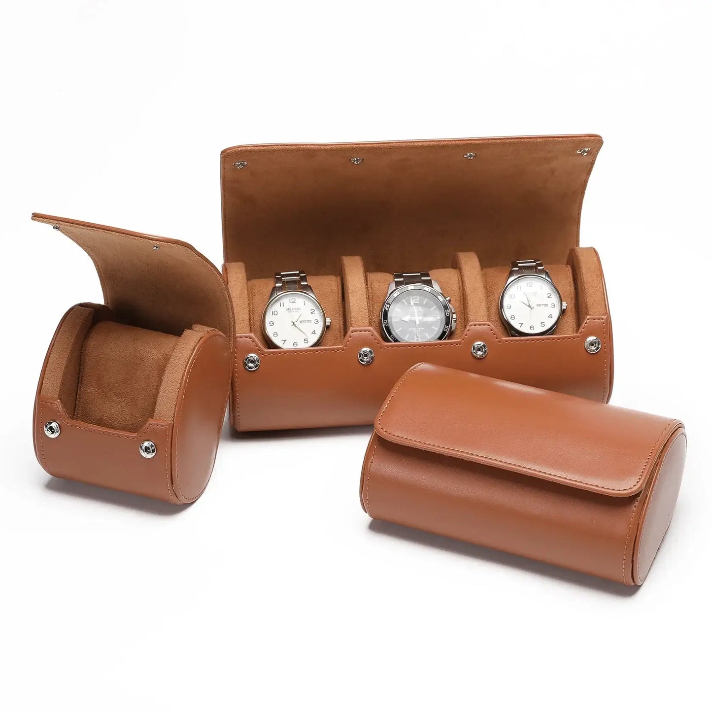 Capri Série | Écrin Montre Similicuir Premium | Fermeture Sécurisée pour Sécurité