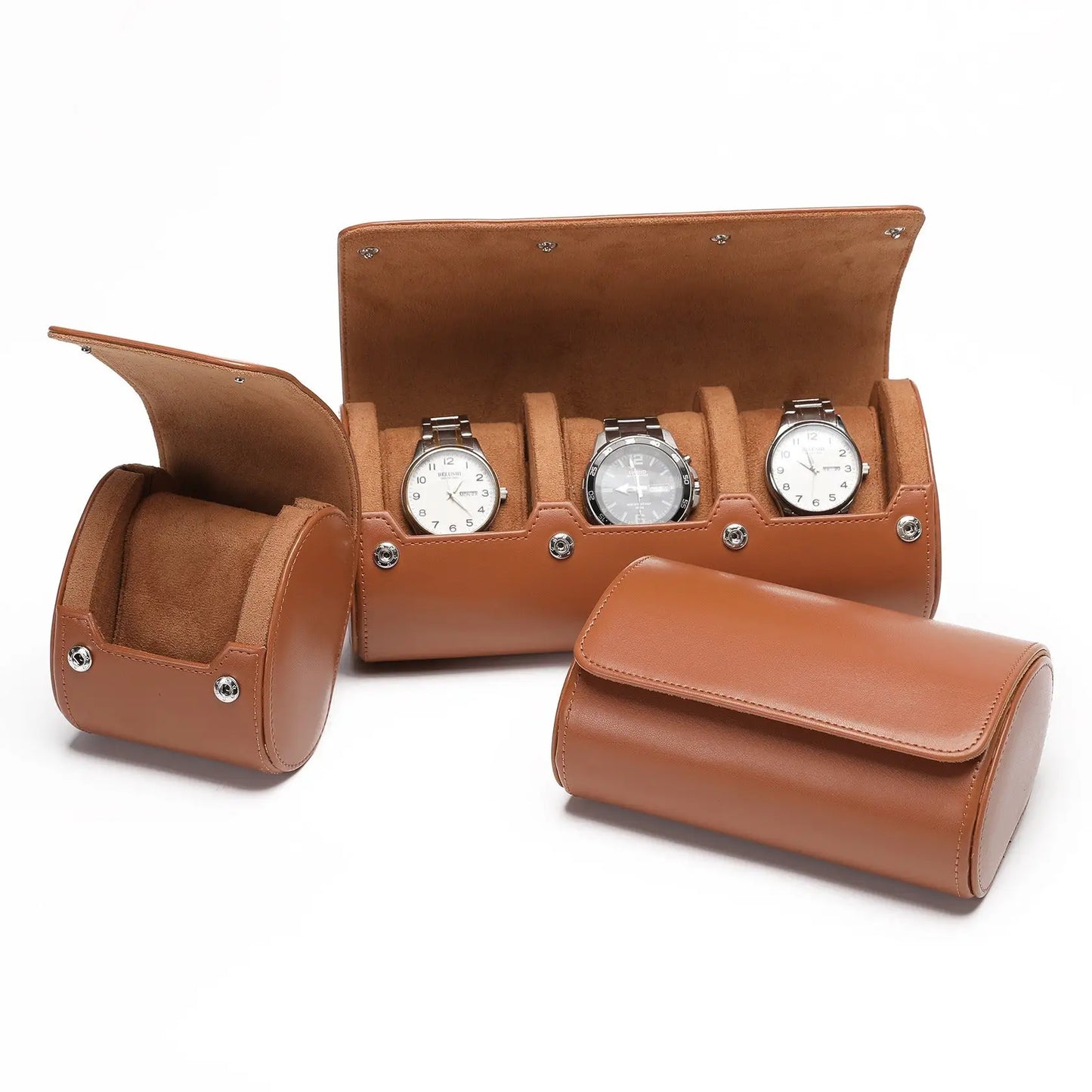 NovaLine | Écrin Montres 3-Trous | Doux Intérieur pour Montres