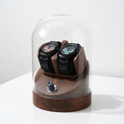 Ébène Horlogerie | Remontoir Montre Cloche Noyer - Silencieux