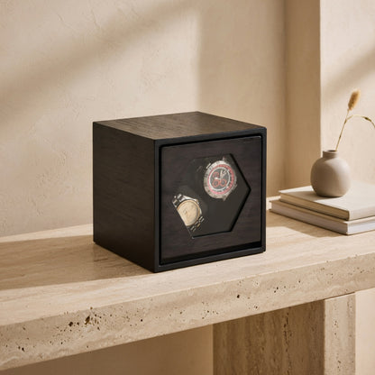 Épure | Remontoir Montre Silencieuse | Aluminium Noir Mat pour précision durable