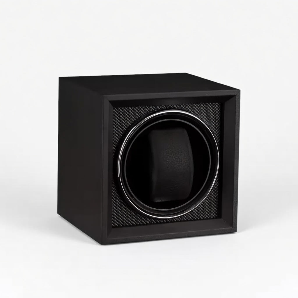 Étoile | Remontoir Montre Cube Noir silencieux | Soin des montres pour longévité