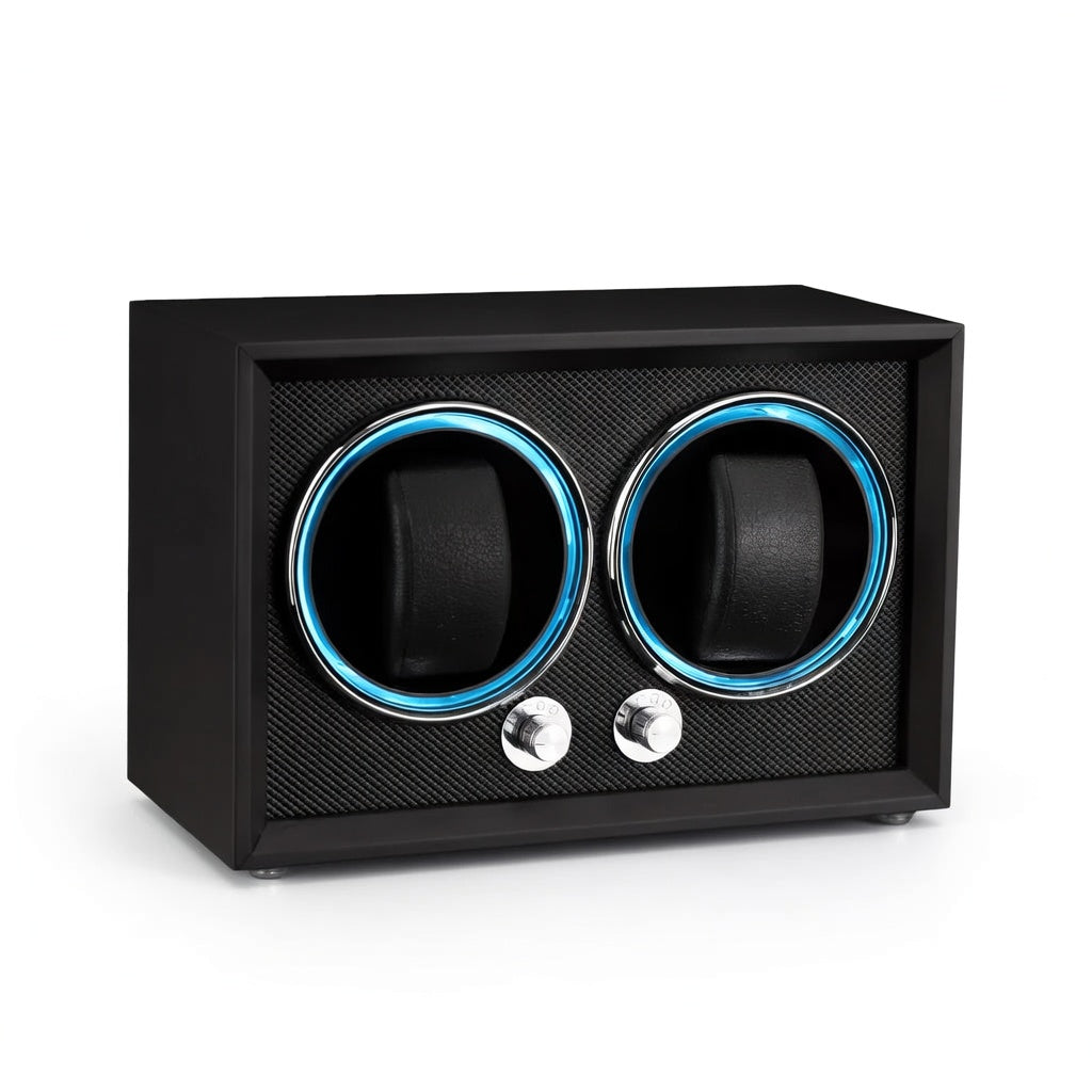 Étoile | Remontoir Montre Cube Noir silencieux | Soin des montres pour longévité