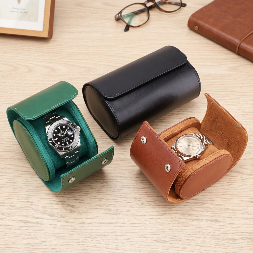 Capri Série | Écrin Montre Similicuir Premium | Fermeture Sécurisée pour Sécurité