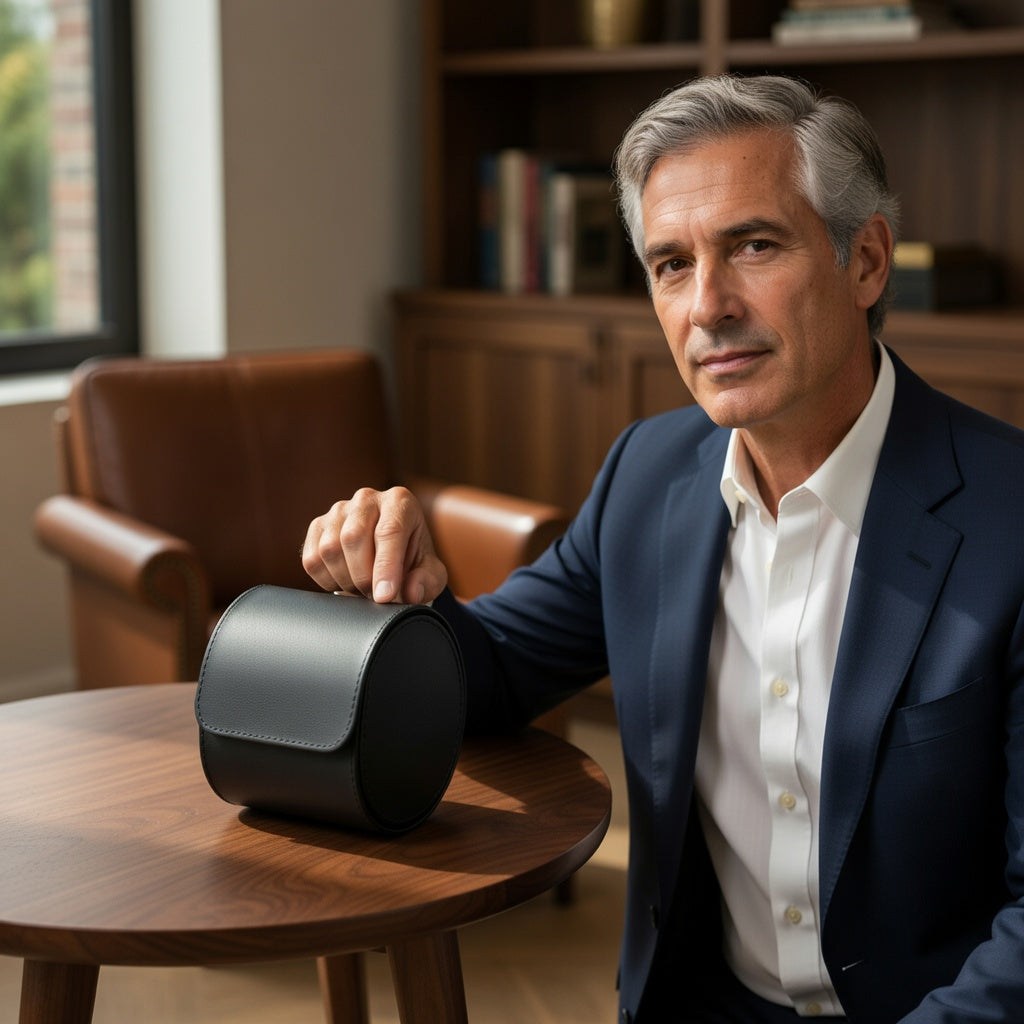 Luxe Série | Boîte à montre Similicuir premium | Écrin pour protéger votre montre