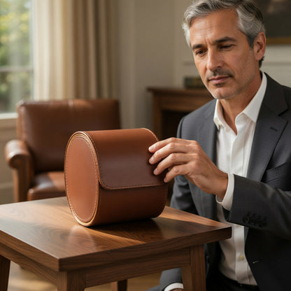 Luxe Série | Boîte à montre Similicuir premium | Écrin pour protéger votre montre