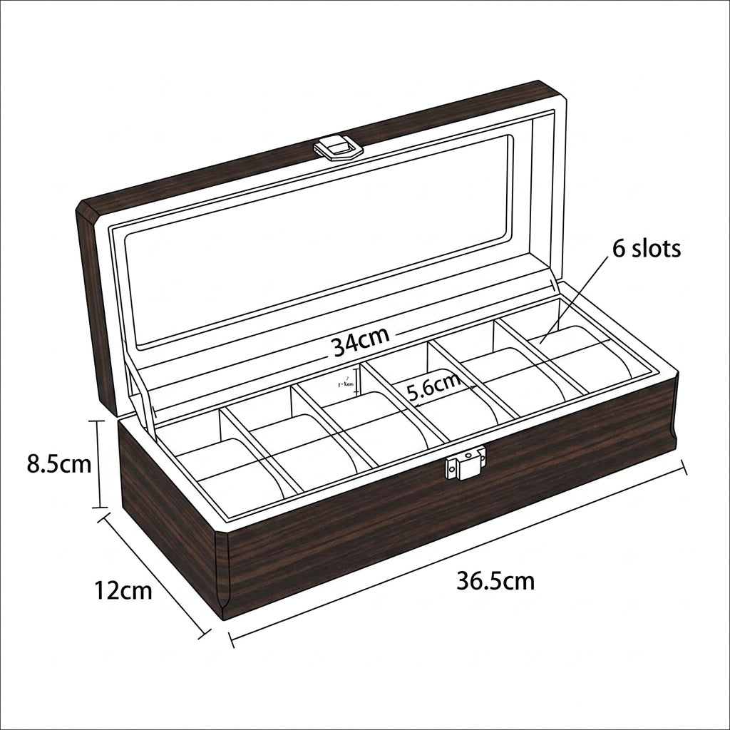 Velar Série | Écrin Montres Bois velours amovibles | Protège et valorise montres