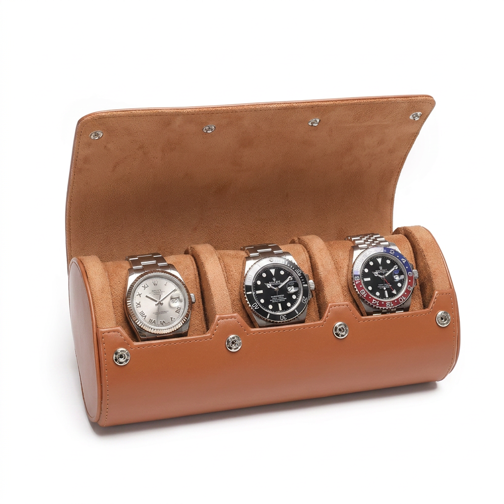 Capri Série | Écrin Montre Similicuir Premium | Fermeture Sécurisée pour Sécurité