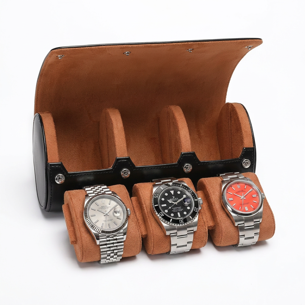 Capri Série | Écrin Montre Similicuir Premium | Fermeture Sécurisée pour Sécurité
