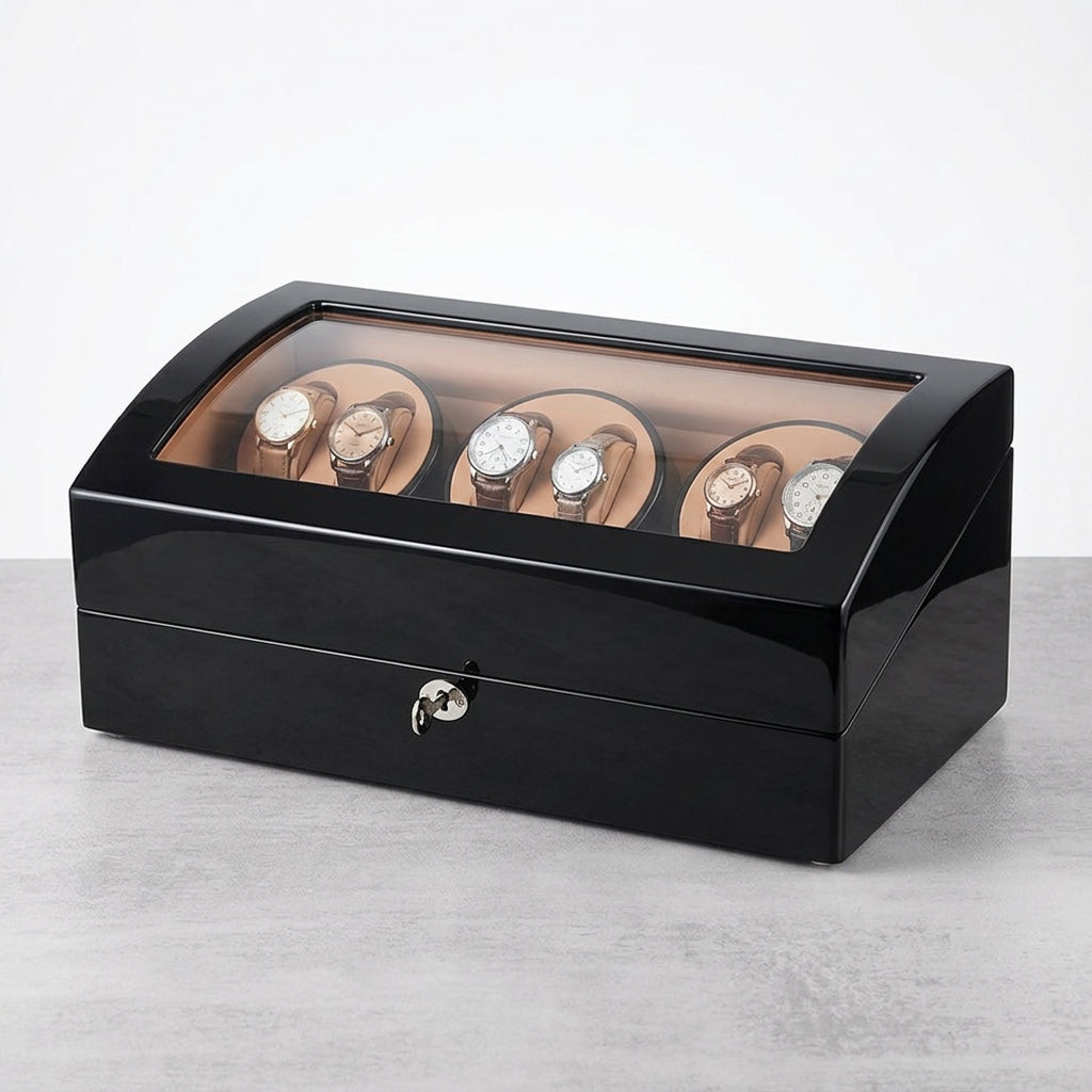 Nova | Remontoir Automatique 6 Montres Rot 360° | Précision Durable pour Montres
