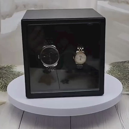 Épure | Remontoir Montre Silencieuse | Aluminium Noir Mat pour précision durable