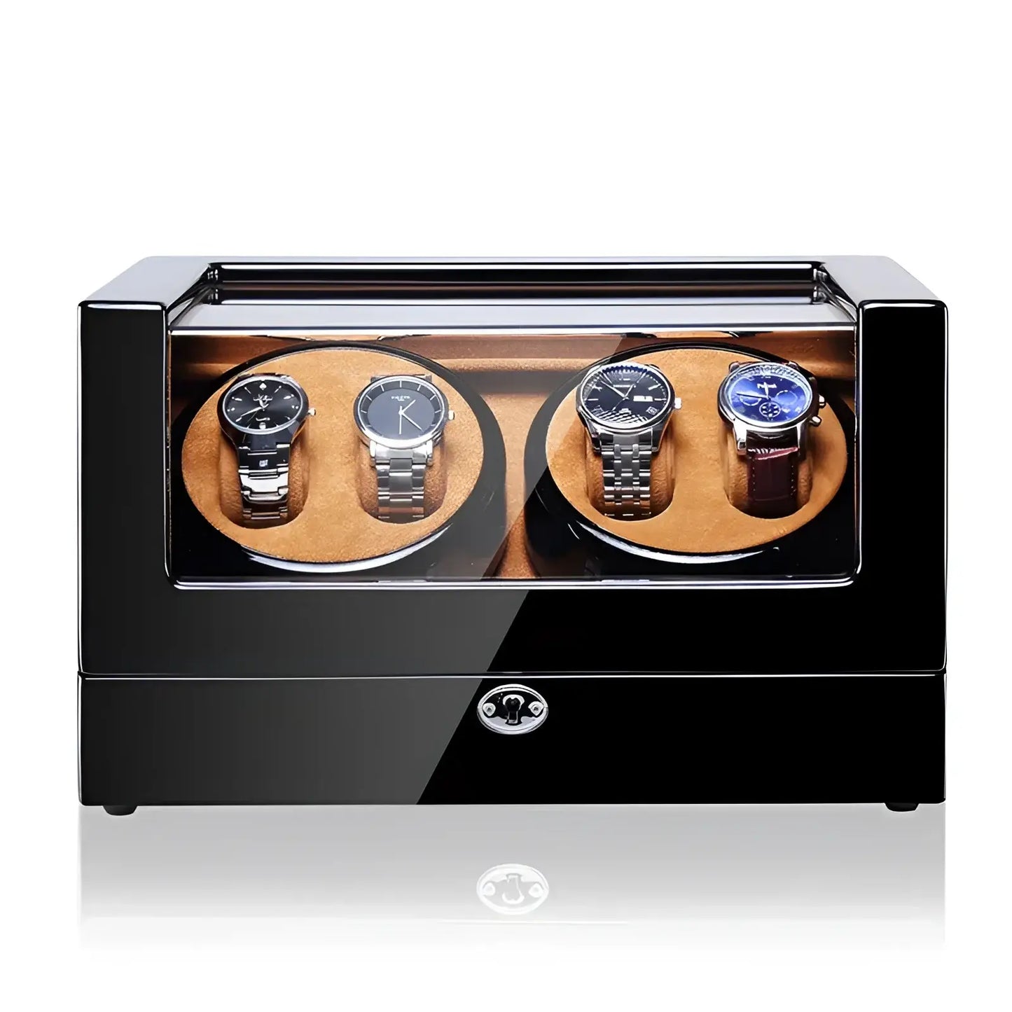 Série Tempus | Remontoir Montre Automatique Bois Clair Silencieux