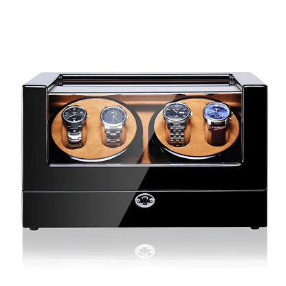 Série Tempus | Remontoir Montre Automatique Bois Clair Silencieux