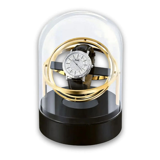 Ligne Précision | Remontoir Gyroscopique avec Remontage | Doré pour Montres